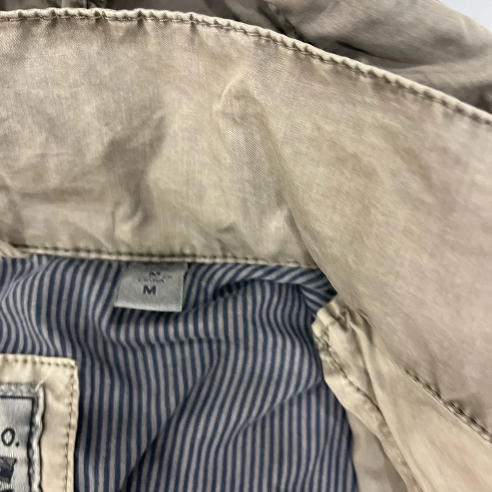 SOLD Levi's Army Jacket Womens M Green Hooded Field Chore Military Utility Coat - Picture 12 of 16